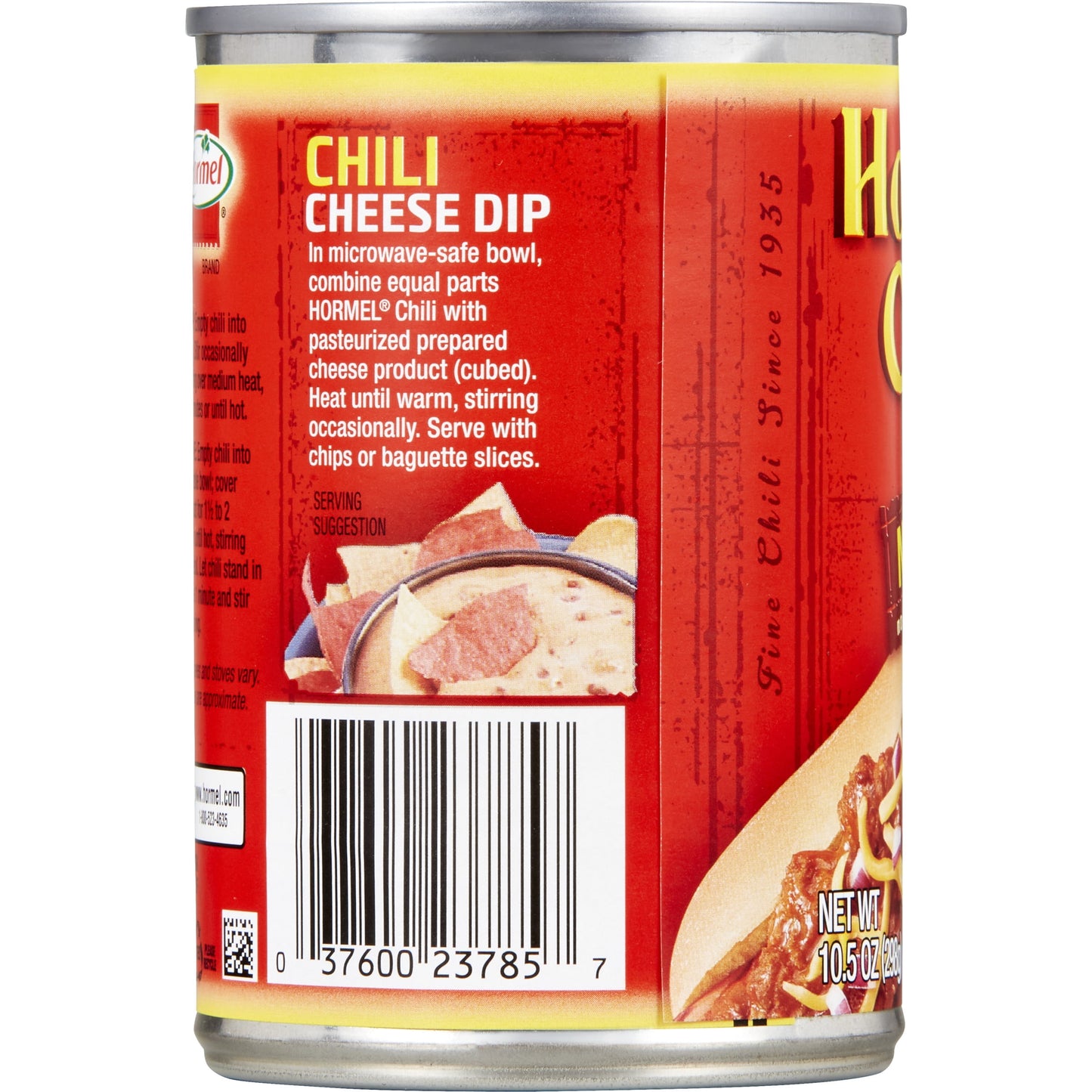 HORMEL Chili, No Beans, No Artificial Ingredients, 10.5 oz Aluminum Can