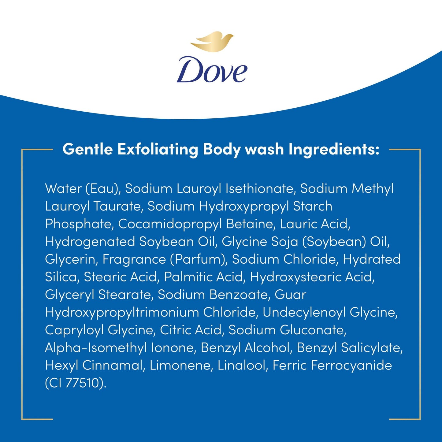 Dove Gentle Exfoliating Long Lasting Body Wash Twin Pack, Sea Minerals, 20 fl oz