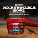 Wolf Chili No Beans, Microwavable Cups, 7.25 oz.