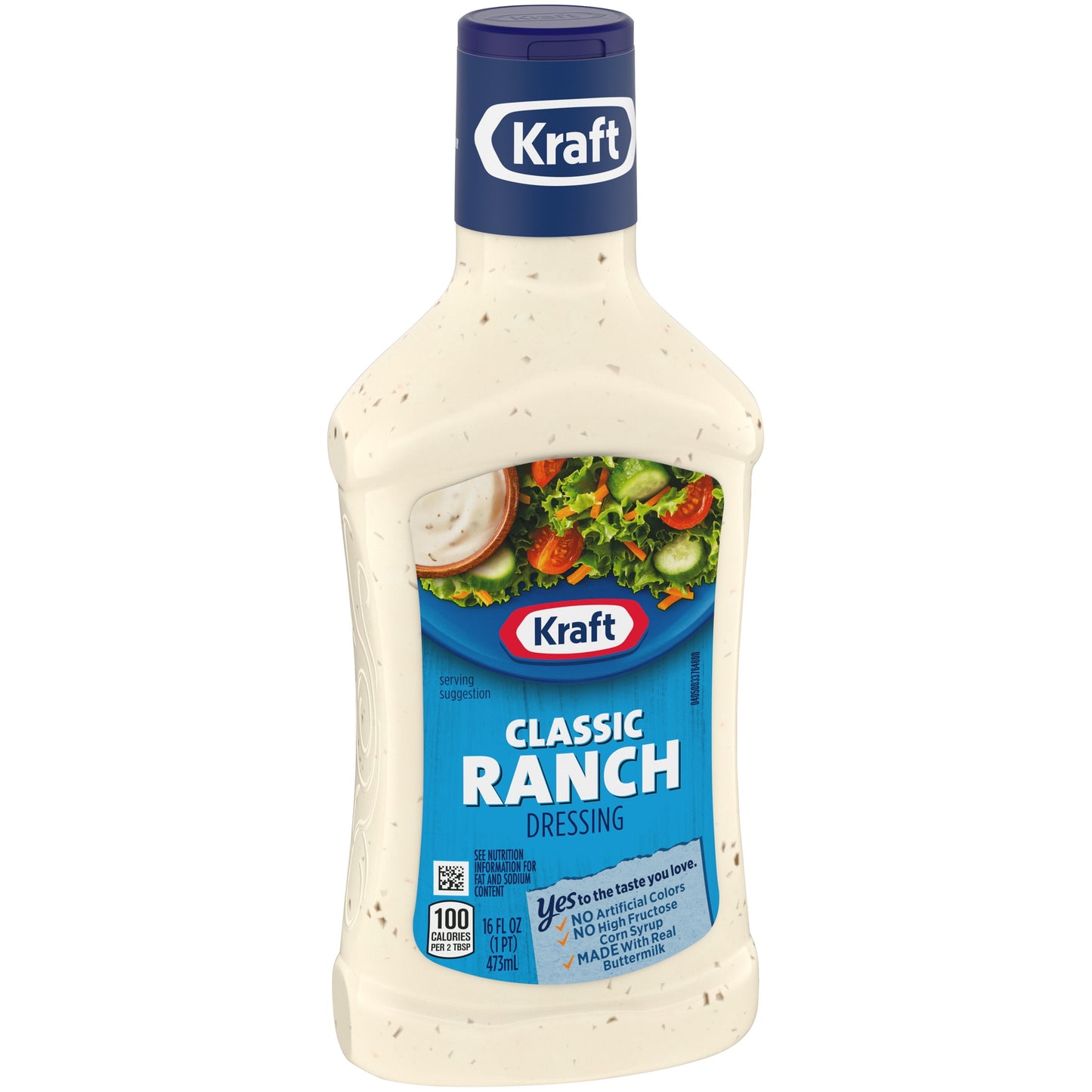 Kraft Classic Ranch Salad Dressing, 16 fl oz Bottle