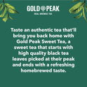 Gold Peak Real Brewed Tea Cane Sugar Sweetened Black Iced Tea Drink, 89 fl oz