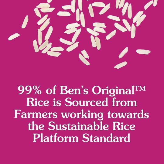 BEN'S ORIGINAL Enriched Long Grain White Rice, Parboiled Rice, 5 LB Bag