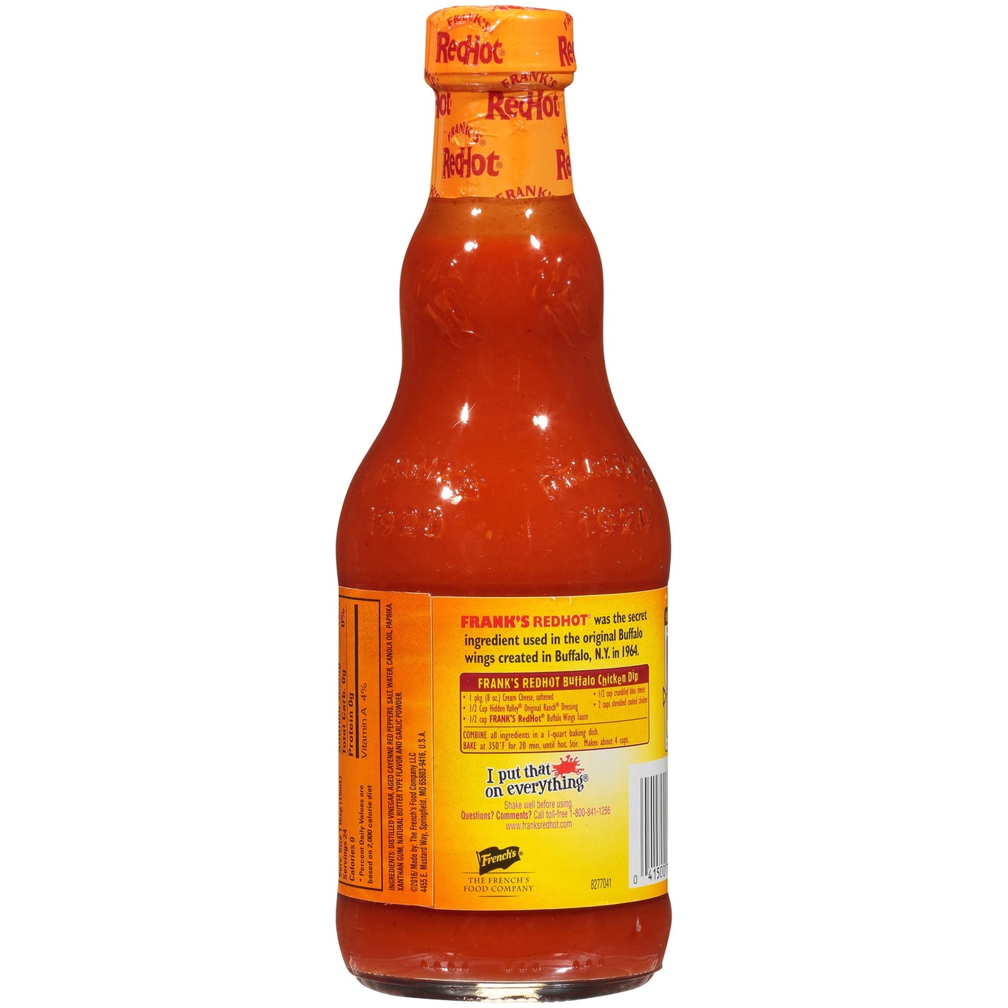 Frank's RedHot Buffalo Wings Hot Sauce, 12 fl oz Hot Sauces