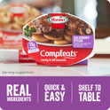 HORMEL COMPLEATS Salisbury Steak with Sliced Potatoes, Shelf Stable, 9 oz Plastic Tray