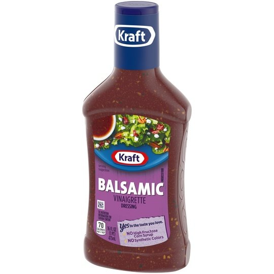 Kraft Balsamic Vinaigrette Salad Dressing, 16 fl oz Bottle