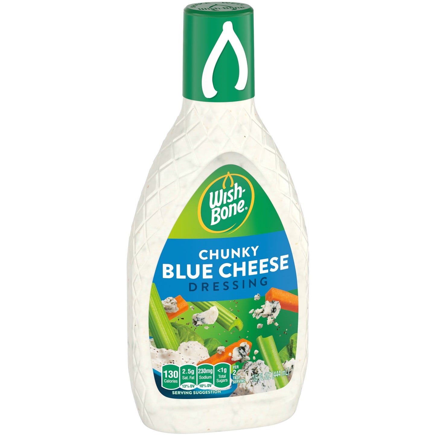 Wish-Bone Chunky Blue Cheese Salad Dressing, 15 fl oz