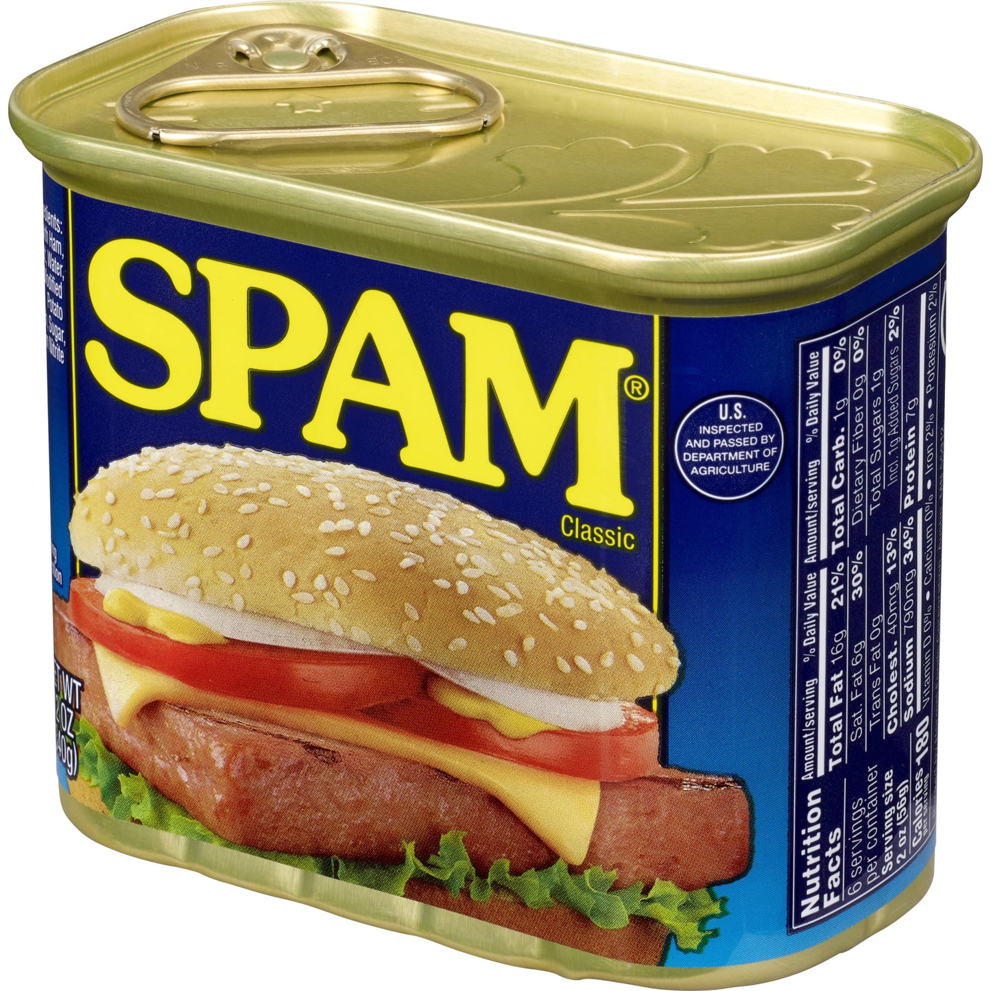 SPAM Classic, 7 g of Protein, 12 oz Can