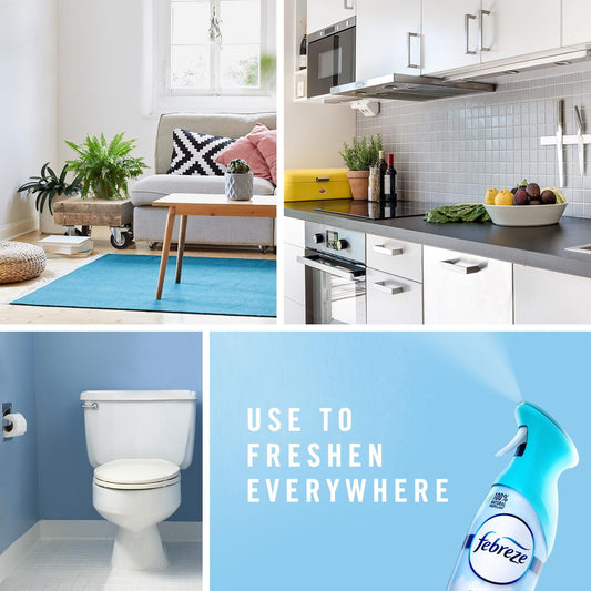 Febreze Odor-Fighting Air Freshener with Gain Island Fresh Scent, Pack of 2, 8.8 fl oz each