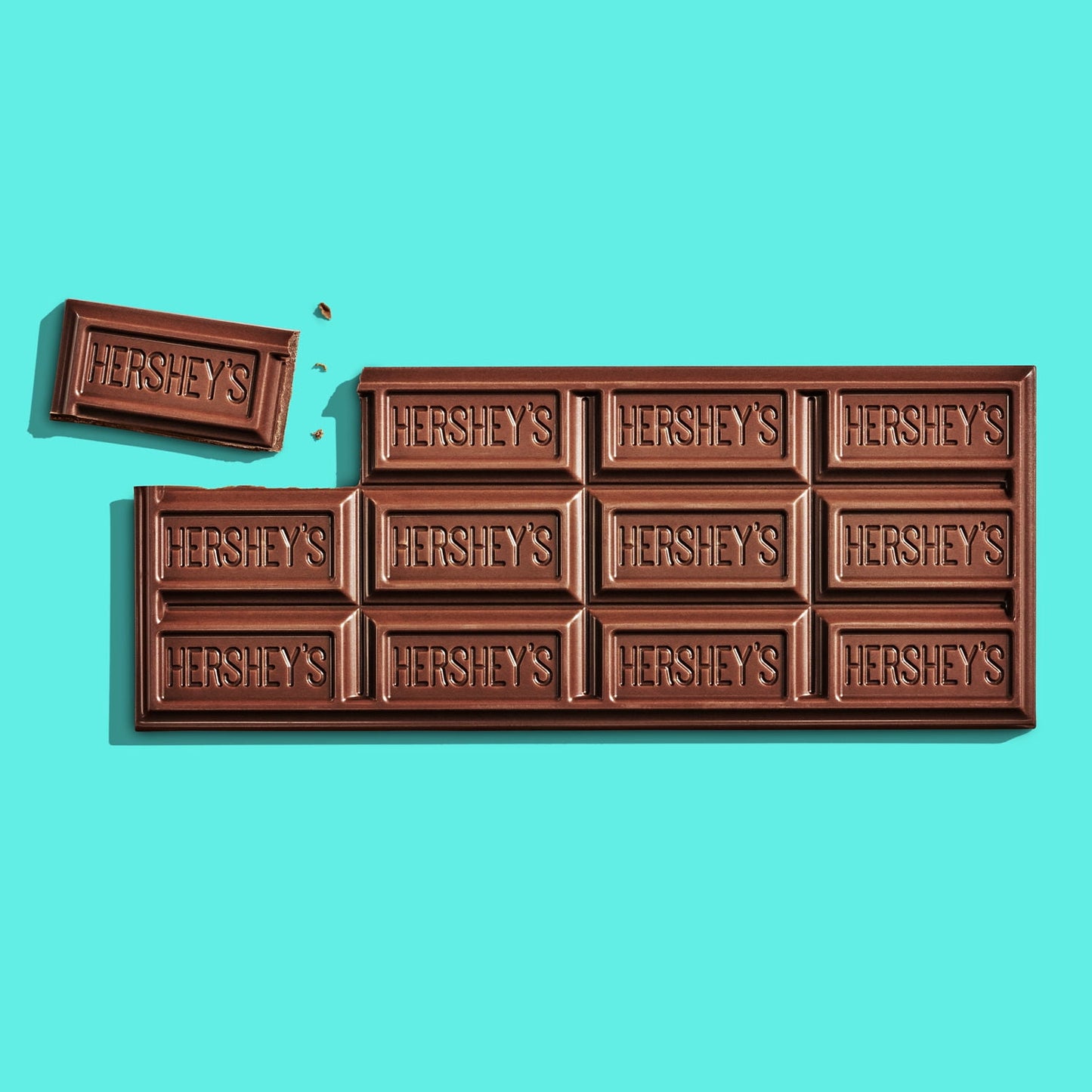 Hershey's Milk Chocolate Full Size Candy, Bar 1.55 oz