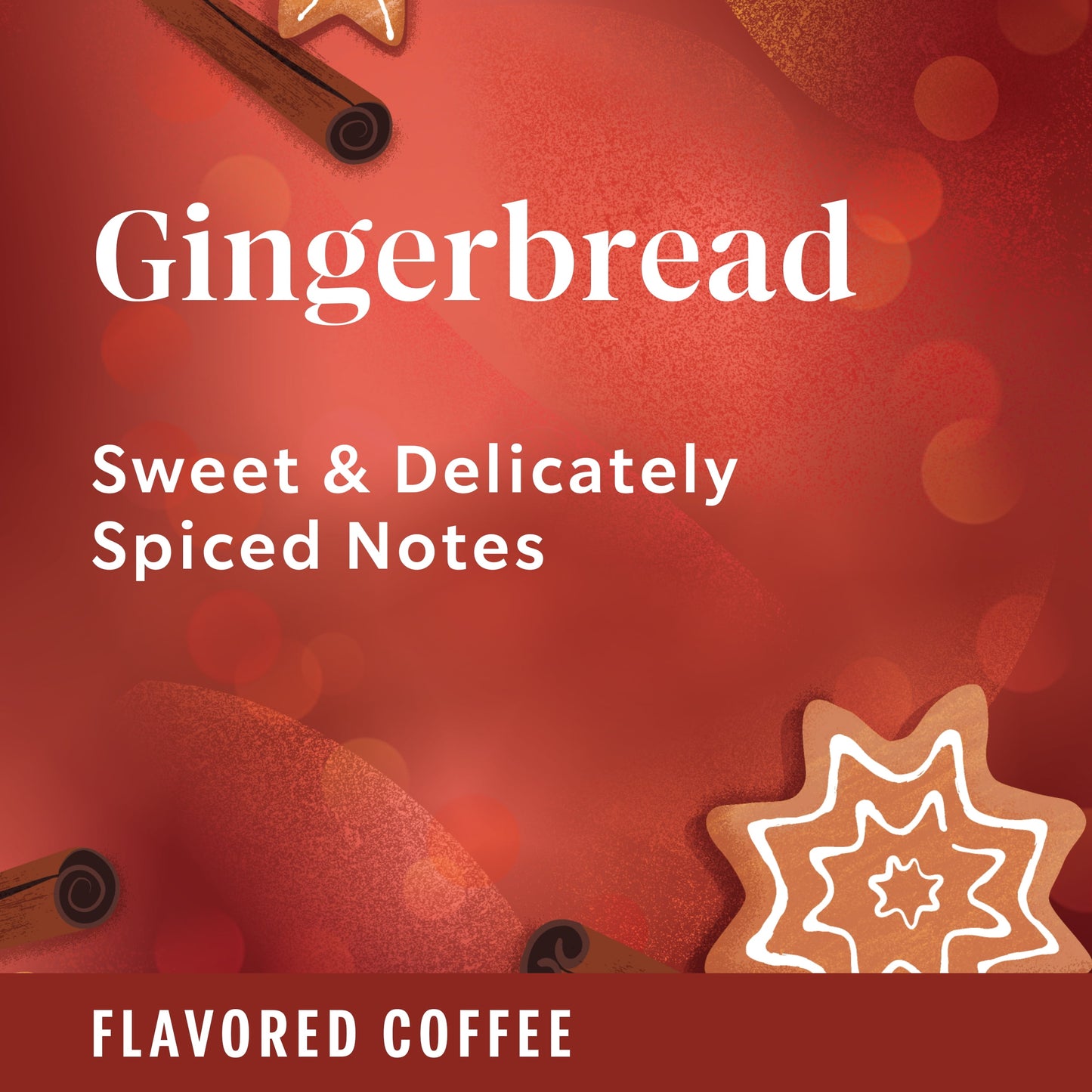 Starbucks Gingerbread Naturally Flavored Ground Coffee, 100% Arabica, 1 Bag (17 Oz)