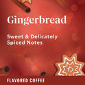 Starbucks K-Cup Coffee Pods, Gingerbread Naturally Flavored Coffee, 1 Box (22 Pods)