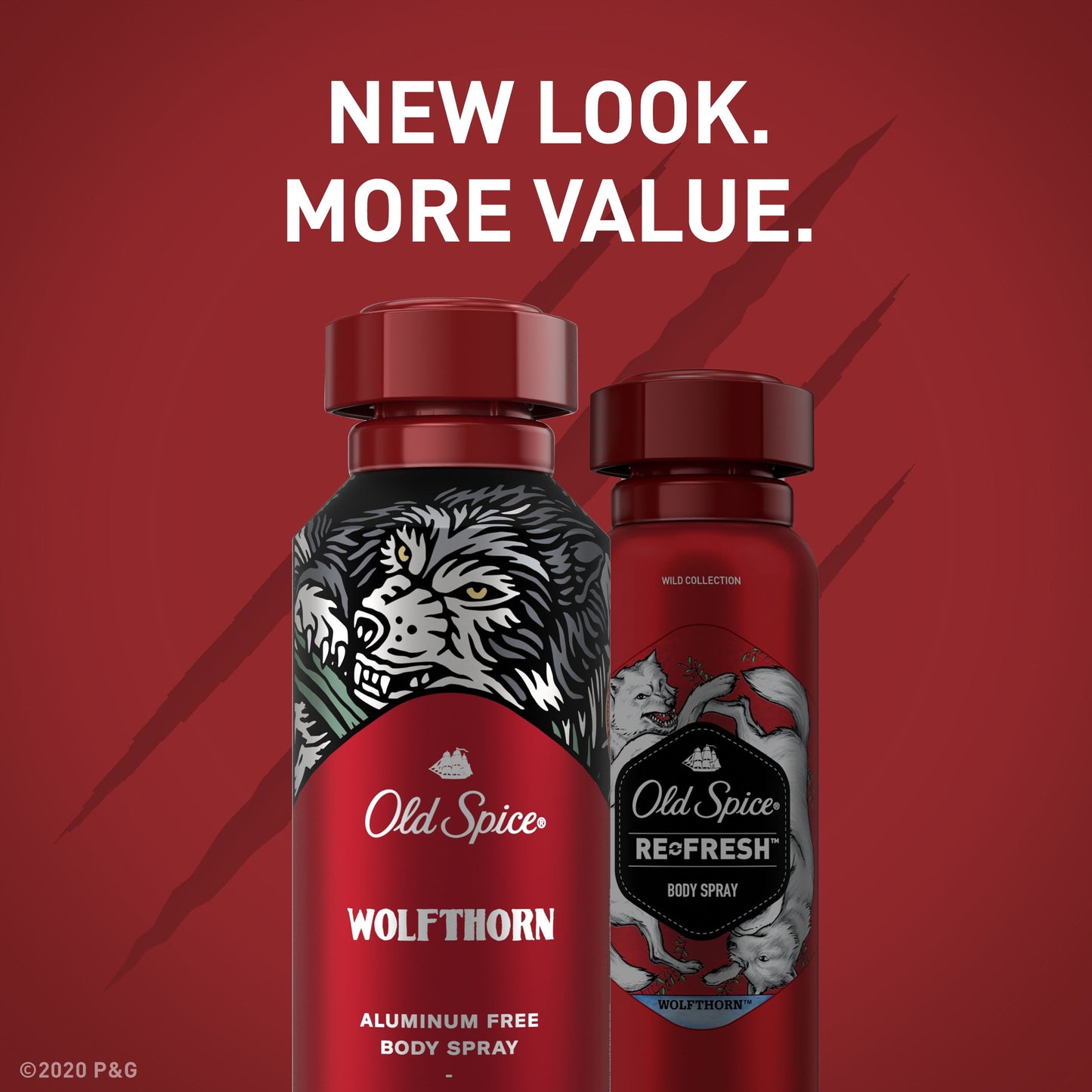 Old Spice Aluminum Free Body Spray for Men, Wolfthorn, 5.1 oz