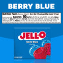 Jell-O Berry Blue Artificially Flavored Gelatin Dessert Mix, 3 oz Box