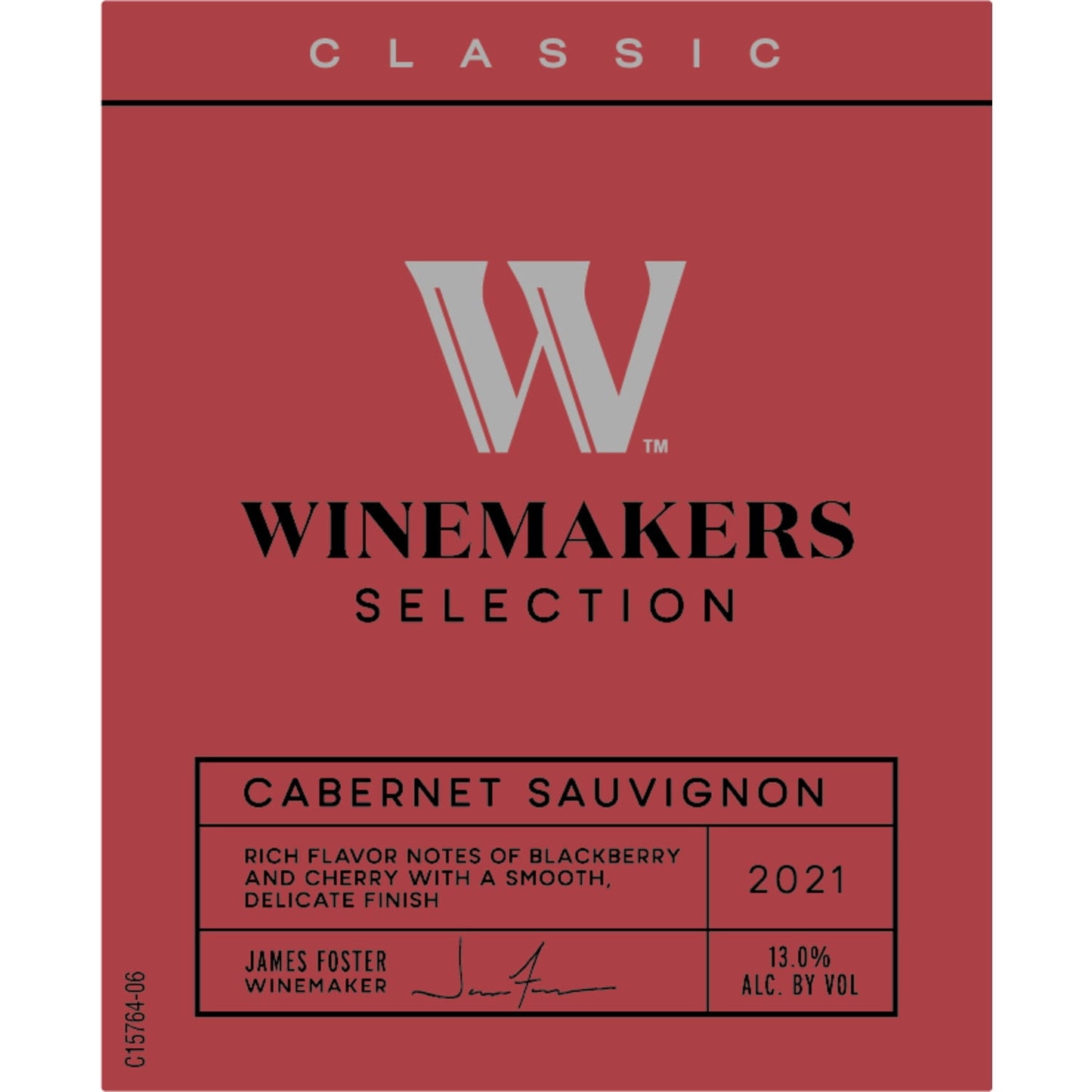 Winemakers Selection Classic Series Cabernet Sauvignon California Red Wine, 750 ml Glass, ABV 13.50%