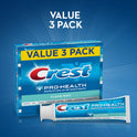 Crest Pro Health Smooth Formula Toothpaste, Clean Mint, 4.6 oz, 3 Pk