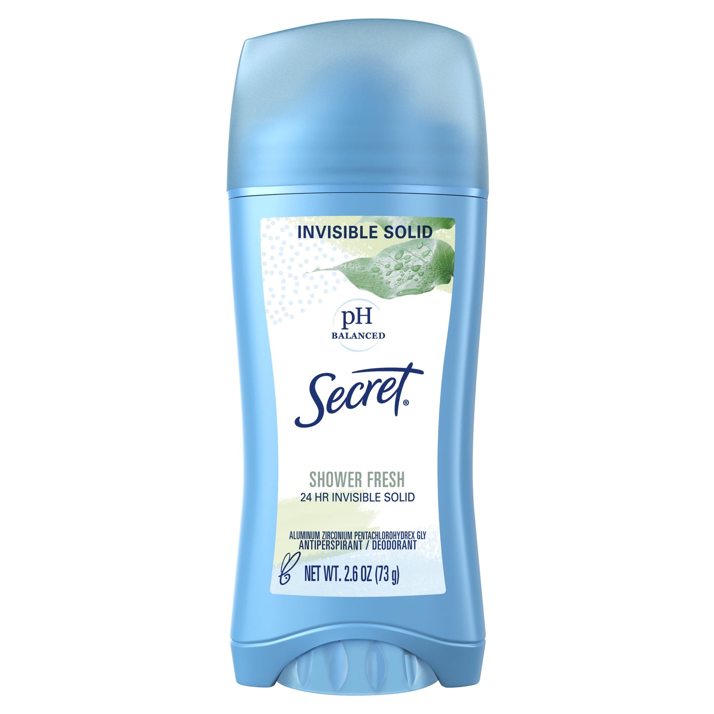 Secret Invisible Solid Antiperspirant Deodorant, Shower Fresh, 2.6 oz