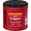 Folgers Classic Roast Ground Coffee, Medium Roast Coffee, 25.9 Ounce Canister