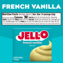 Jell-O French Vanilla Artificially Flavored Instant Pudding & Pie Filling Mix, 3.4 oz Box