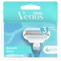 Venus Smooth Women's Razor Blade Refills, 4 Count