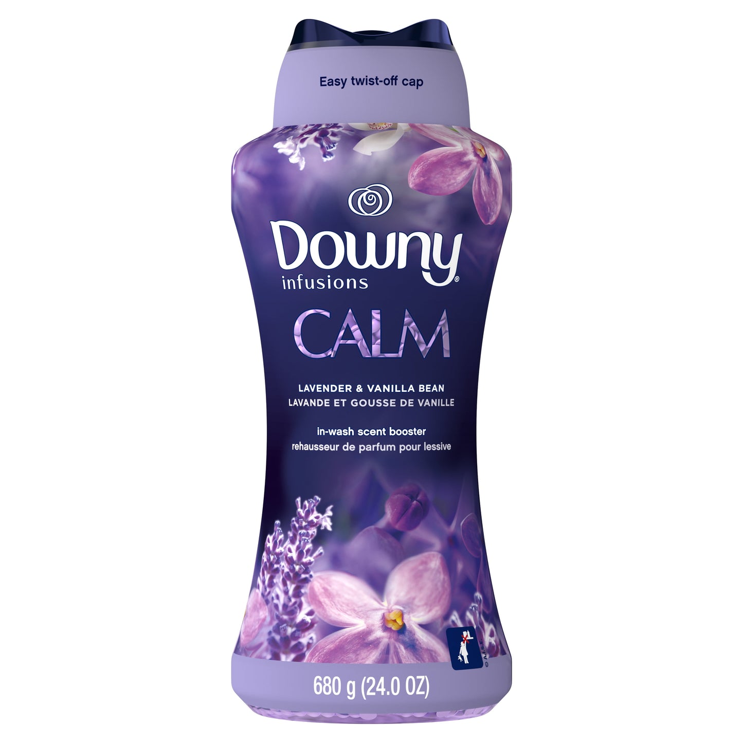 Downy Infusions In-Wash Scent Booster Beads, CALM, Lavender, 24 oz