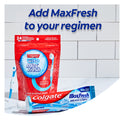 Colgate Max Fresh Knockout Toothpaste, Whitening with Mini Breath Strips, Mint Fusion, 6.3 oz