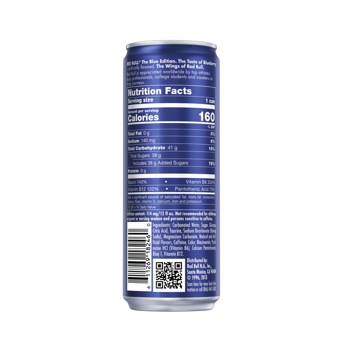 Red Bull Blue Edition Blueberry Energy Drink, 12 fl oz Can