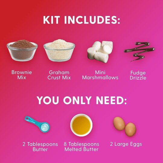 Duncan Hines Epic Kit, Smores Brownie Mix Kit, 24.16 oz.