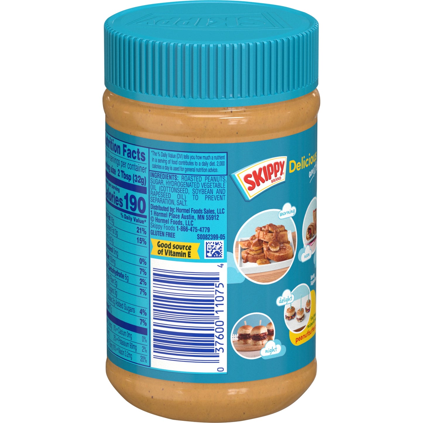 SKIPPY Peanut Butter, Creamy, Plastic Jar 16.3 oz