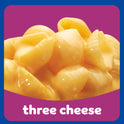 Kraft Three Cheese Mac N Cheese Macaroni and Cheese Dinner with Mini-Shell Pasta, 7.25 oz Box