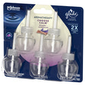 Glade Aromatherapy PlugIns Scented Oil Refills, Air Freshener, Fragrance Infused with Essential Oils, Choose Calm Scent with Notes of Lavender & Sandalwood, 5 x 0.67 oz (19.8 ml)