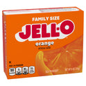 Jell-O Orange Artificially Flavored Gelatin Dessert Mix, Family Size, 6 oz Box