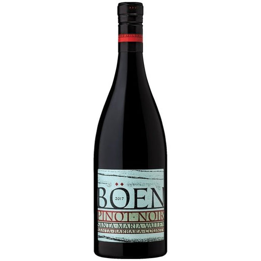 Boen Santa Barbara Monterey & Sonoma Counties California Pinot Noir Red Wine, 750 ml Glass Bottle