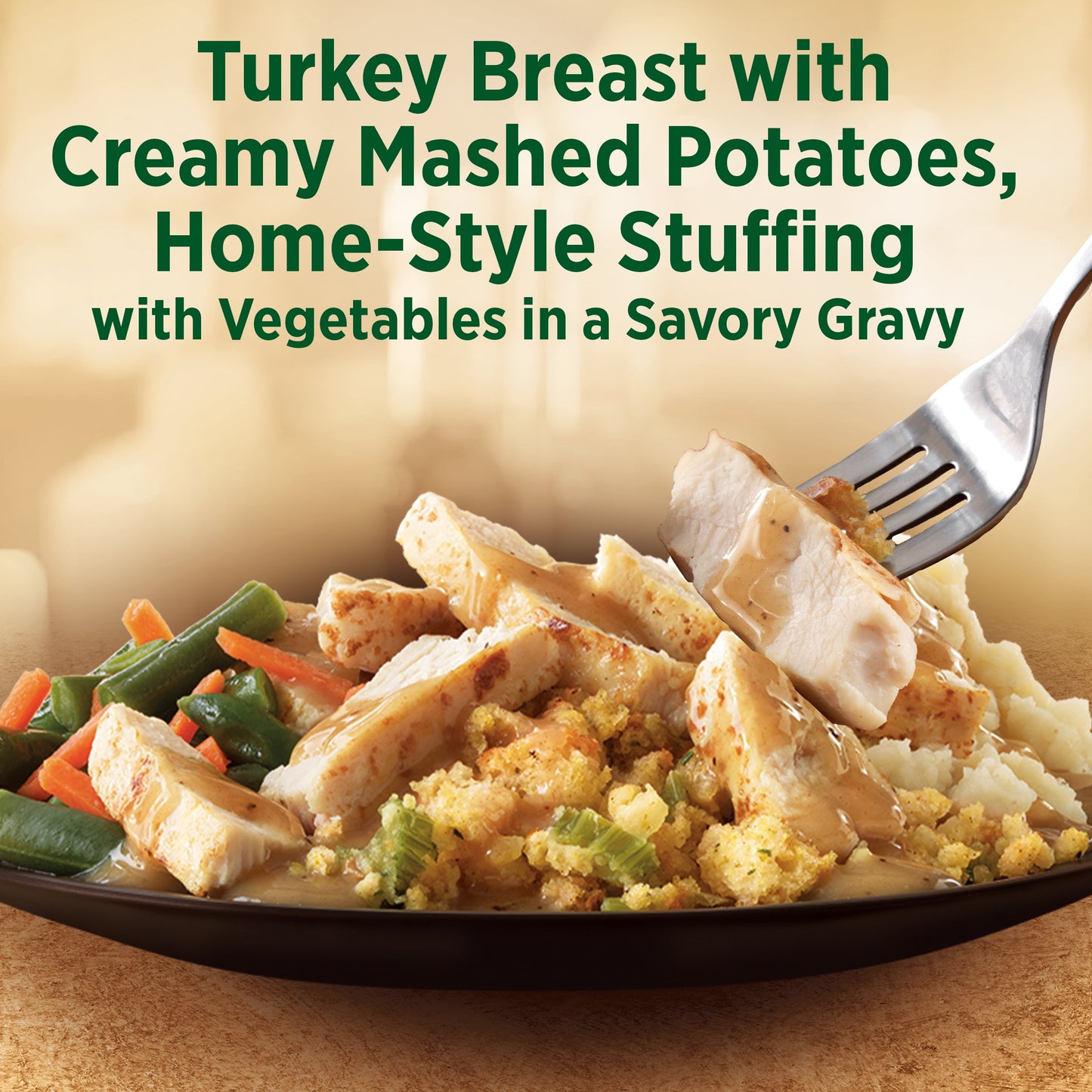 Marie Callender's Roasted Turkey Breast & Stuffing Frozen Meal, 11.5 oz (Frozen)