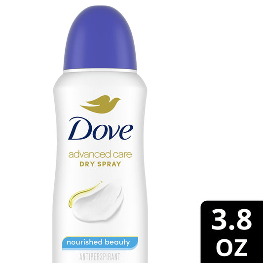 Dove Advanced Care Long Lasting Women's Antiperspirant Deodorant Dry Spray, Floral, 3.8 oz