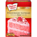 Duncan Hines Moist Deluxe Strawberry Supreme Cake Mix 18.25 oz