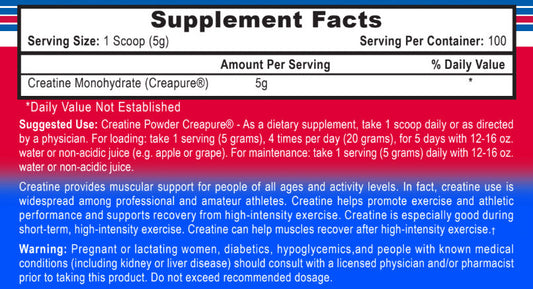 APS Nutrition Creatine Monohydrate 500 Grams