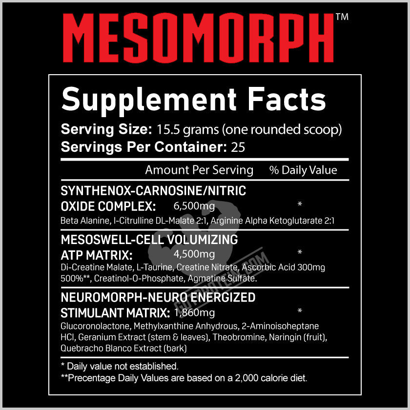 APS Nutrition Mesomorph 25 Servings