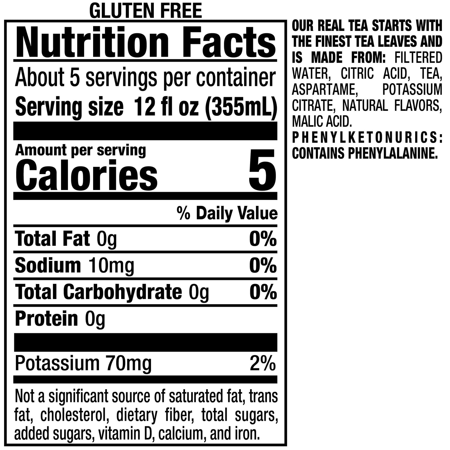 Snapple Zero Sugar Peach, Bottled Tea Drink, 64 fl oz