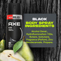 Axe Black Long Lasting Men's Antiperspirant Deodorant Spray, Frozen Pear and Cedarwood, 5.1 oz