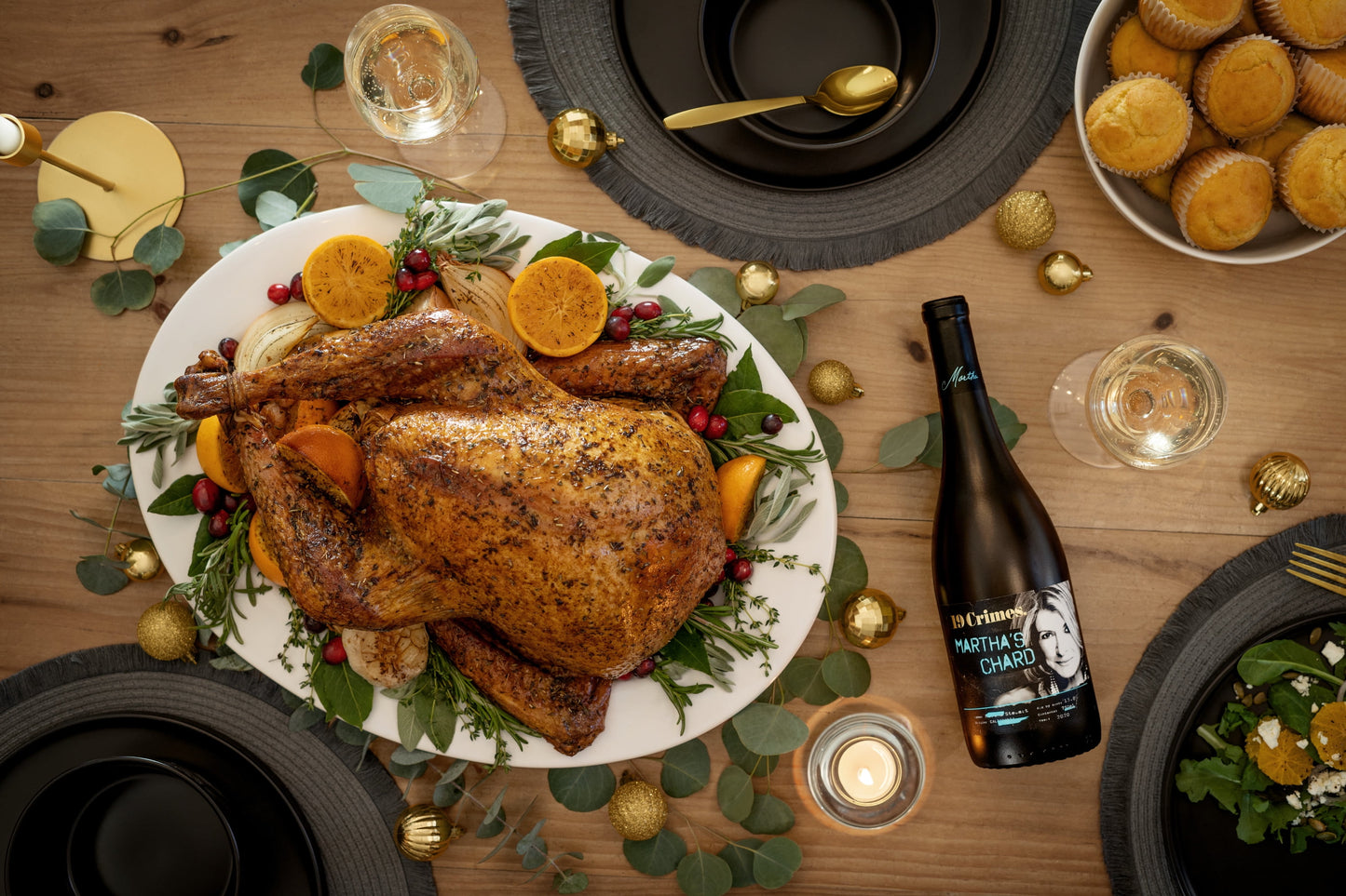 19 Crimes Martha's Chard Chardonnay White Wine, 750ml Bottle, 13.8% ABV