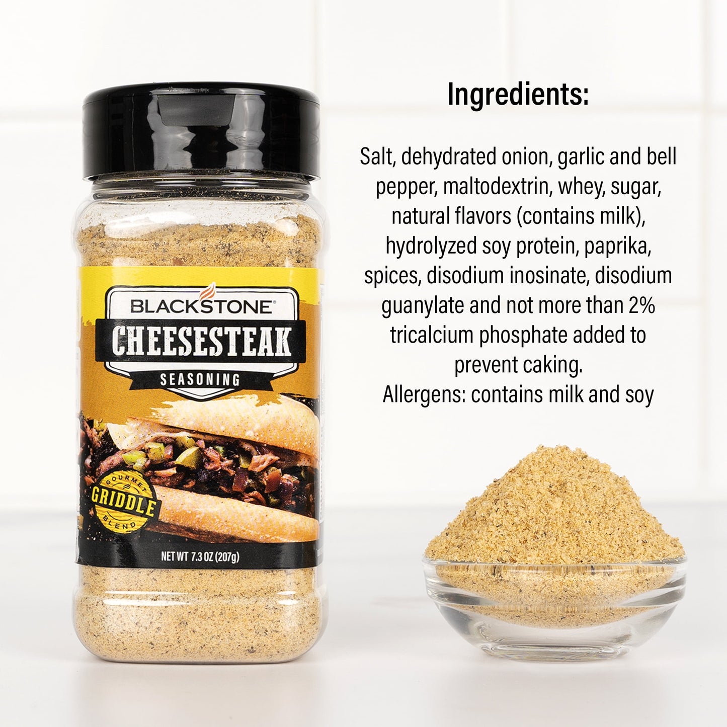 Blackstone Cheesesteak Savory Dry Mix Seasoning, 7.3 oz