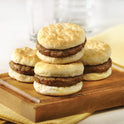 Jimmy Dean Sausage Biscuit Snack Size Sandwich, 34 oz, 20 Count (Frozen)