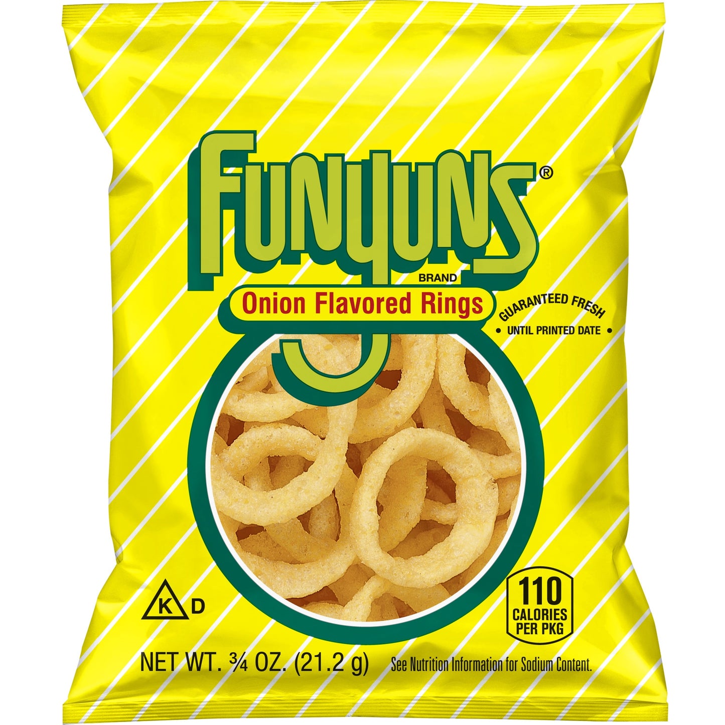 Funyuns Onion Rings Flavored Snack Chips, 0.75 oz Bag