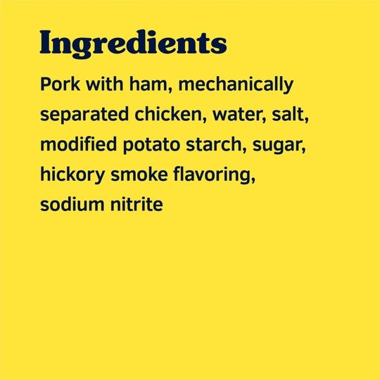 SPAM Hickory Smoke Flavored, 7 g protein per serving, 12 oz Aluminum Can