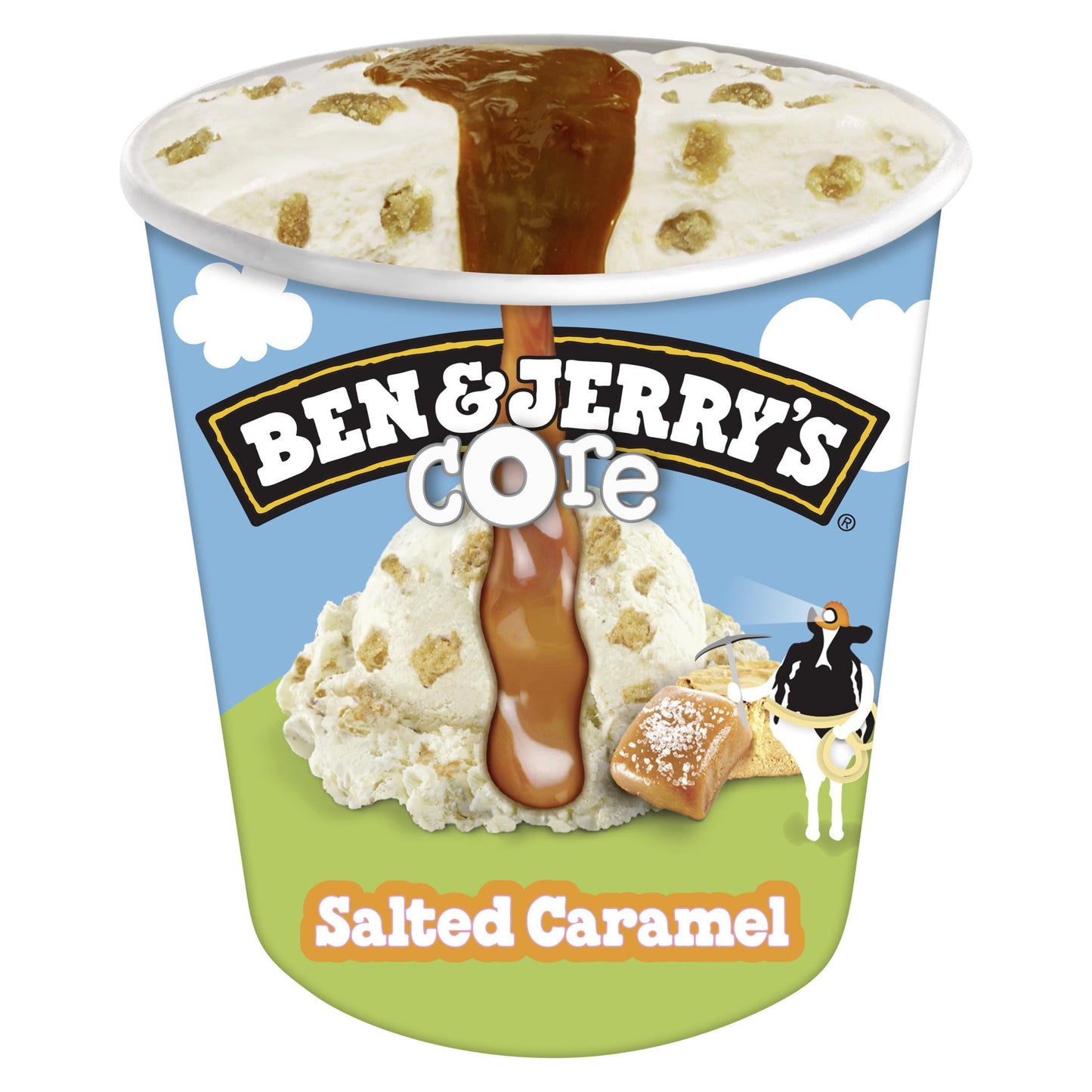 Ben & Jerry's Core Salted Caramel Sweet Cream Ice Cream, 16 oz