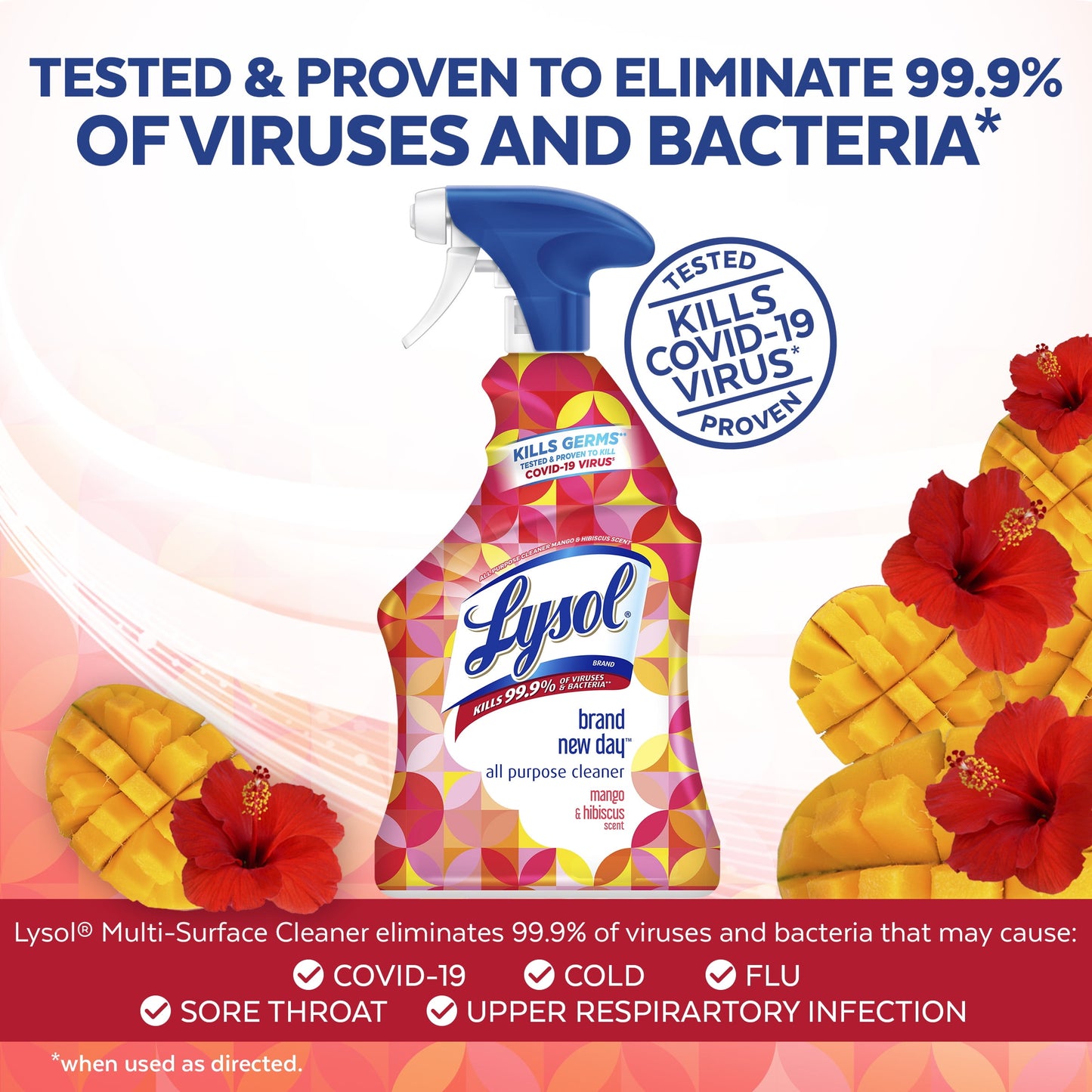 LYSOL® Power & Free™ Multi-Cleaner - Trigger Citrus Sparkle Zest 12/22 oz.