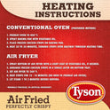 Tyson Air Fried Crispy Chicken Breast Strips, 1.25 lb (Frozen)