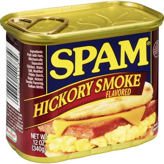 SPAM Hickory Smoke Flavored, 7 g protein per serving, 12 oz Aluminum Can