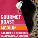 Maxwell House Gourmet Roast Medium Roast Ground Coffee, 25.6 oz Canister