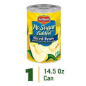 DEL MONTE PERAS NO SUGGAR ADDED EN MITADES 411 G